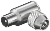 Kable - Goobay CS 1005 wtyczka kątowa Wtyczka 9,5 MM z metalu (PA4223E-1HL0) - miniaturka - grafika 1