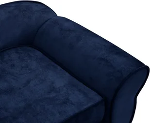 Sofa dla psa, niebieska, 72x45x30 cm, pluszowa - Legowiska dla psów - miniaturka - grafika 8