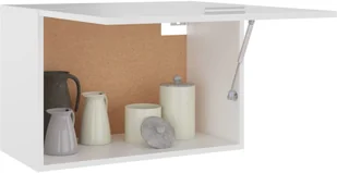 vidaXL Szafka wisząca, biała, 60x31x40 cm, płyta wiórowa - Szafki kuchenne - miniaturka - grafika 5