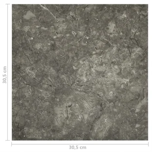 VidaXL Lumarko Samoprzylepne panele podłogowe, 20 szt., PVC, 1,86 m, szare! 330156 VidaXL - Panele podłogowe - miniaturka - grafika 11