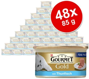 Purina Gourmet Zestaw Gold Mus, 48 x 85 g - Zestaw mieszany 3 - Mokra karma dla kotów - miniaturka - grafika 3