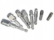 Bity - Zestaw Adapterów do nasadek Hex 1/4 3/8 1/2 Uchwyt - miniaturka - grafika 1