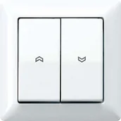 Wyłączniki światła i elektryczne - Jung AS590 włącznik/-5P przełącznik kołyskowy zapewnia żaluzje Taster - miniaturka - grafika 1