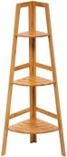 Szafki łazienkowe - Regał łazienkowy narożny bambus 3 poziomy 174519 - miniaturka - grafika 1