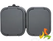 Gniazdka elektryczne - Abex B2 IP54 Gniazdo 2 podwójne 2P+Z NT-6B2 szary NT-6B2 szary/ABX - miniaturka - grafika 1