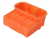 Inne akcesoria elektryczne - Ospel Puszka-instalacyjna-końcowa-z-kieszenią-podwójna-z-wkrętami-głęboka-2-x-O60-PP-F2X60GŁ-P-K-Pomarańczowy PP-F2X60GŁ-P-K - miniaturka - grafika 1