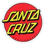 Dodatki do ubrań - SANTA CRUZ naklejka SANTA CRUZ CLASSIC DOT LOGO STICKER - miniaturka - grafika 1