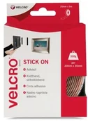 Taśmy klejące - Velcro Stick On Tape 20 MM X 5 meter Biały  zapięcie na rzep do naklejenia i przyczepności Flausch część (szer. x dł.) 20 MM X 5 meter wei EC60216 - miniaturka - grafika 1