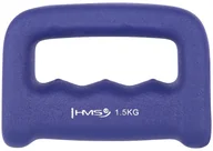 Pozostały sprzęt siłowy - HMS Ciężarek o kształcie kastetu CK15 1,5 kg szary abisal-17-47-122 - miniaturka - grafika 1