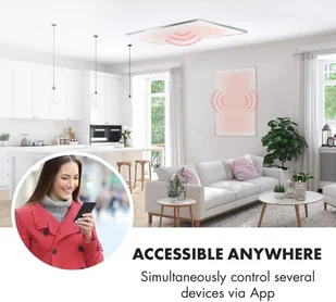 Klarstein Klarstein Wonderwall 960 Smart grzejnik panelowy na podczerwień 80x120 timer tygodniowy biały ACO14-Wonderwall960S - Ogrzewanie przenośne Klarstein Klarstein Wonderwall 960 Smart grzejnik panelowy na podczerwień 80x120 timer tygodniowy biały ACO14-Wonderwall960S - Ogrzewanie przenośne - miniaturka - grafika 3