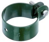 Akcesoria do urządzeń ogrodniczych - GAH-Alberts GAH Alberts 655204 obejma do podporami, zielony z powłoką z tworzywa sztucznego - miniaturka - grafika 1
