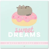 Kalendarze - Kalendarz Ścienny 2021 Pusheen Sweet Dreams - miniaturka - grafika 1