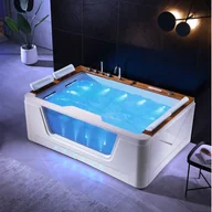 Wanny z hydromasażem - Hydrosan Dwuosobowa wanna z hydromasażem 192x131 Zefir ZEFIR 934 - miniaturka - grafika 1