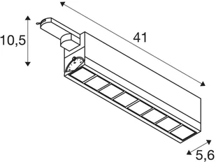 Spotline SLV 3~ SIGHT MOVE 3-fazowy system oświetlenia czarny 3000 K 1004686 - Lampy pozostałe - miniaturka - grafika 7