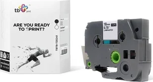 Brother tb print TB Print Taśma TBTB-TZE241 Czarny na Białym 18x8mm 1szt TBTB-TZE241 - Dodatki do drukarek i skanerów - miniaturka - grafika 2