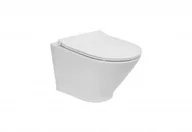 Miski WC - Roca A34H688000 ONA ZESTAW Miska wc podwieszana 48cm Rimless + deska wolnoopadająca duroplast - miniaturka - grafika 1