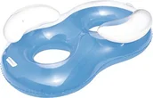 Materace turystyczne - Bestway Double Ring Float 188 x 117 cm, podwójne-siedziska leżenia materac 43009 - miniaturka - grafika 1