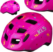 Kaski rowerowe - Kellys Kask dziecięcy ZIGZAG różowy S 49-53cm /pink/ K1308 - miniaturka - grafika 1