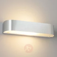 Lampy ścienne - Lampenwelt Aluminiowa lampa ścienna NIKA z żarówką LED E14 - miniaturka - grafika 1