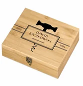 Zestawy do wina - Murrano Elektryczny korkociąg zestaw do wina w skrzynce z nadrukiem dla - miniaturka - grafika 1