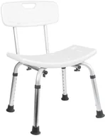 Akcesoria łazienkowe - Bisk Taboret prysznicowy z oparciem PRO - miniaturka - grafika 1