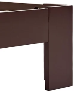 vidaXL Rama łóżka, ciemnobrązowa, lite drewno sosnowe, 160 x 200 cm - Łóżka - miniaturka - grafika 19