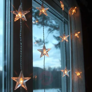 Best Season Zasłona świetlna LED Star 5 nitek, 30-pkt. - Oświetlenie świąteczne - miniaturka - grafika 2
