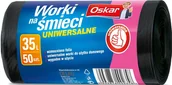 Worki na śmieci - Oskar Delko Worki na śmieci uniwersalne HD 35L 50szt  24621 - miniaturka - grafika 1