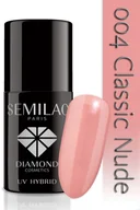 Lakiery hybrydowe - Semilac Lakier Hybrydowy Semilac 004 Classic Nude - 7 Ml 4717 - miniaturka - grafika 1