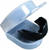 Ochraniacze do sportów walki - Ochraniacz na zęby Szczęka górna+pudełko czarna - miniaturka - grafika 1