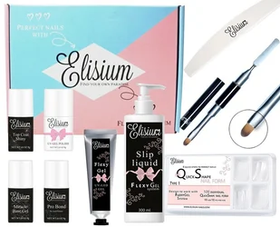 ELISIUM Elisium Zestaw MAXI Flexy Gel z Formami Quick Shape Typu 1 - Zestawy do manicure i pedicure - miniaturka - grafika 14