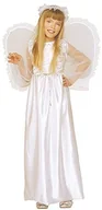 Stroje karnawałowe - Widmann Andreas 33458 dziecięcy kostium, sukienka, skrzydła anioła i aureola, 128, Multicoloured - miniaturka - grafika 1