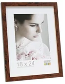 Ramki na zdjęcia - Deknut Ramka na zdjęcia 20 X 30 drewniane brązowy ramka na zdjęcia z drewna korzeniowego ze złotą krawędź od wewnątrz, 1.4 cm szerokości cena za sztukę S43AG2_20,0x30,0 - miniaturka - grafika 1