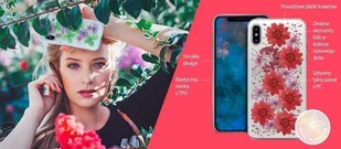 PURO Glam Hippie Chic Cover - Etui iPhone Xs Max (prawdziwe płatki kwiatów czerwone) IPCX65HIPPIEC3RED - Etui i futerały do telefonów PURO Glam Hippie Chic Cover - Etui iPhone Xs Max (prawdziwe płatki kwiatów czerwone) IPCX65HIPPIEC3RED - Etui i futerały do telefonów - miniaturka - grafika 3
