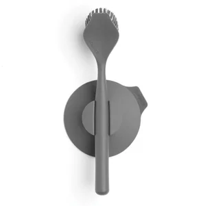 Brabantia Szczotka do mycia naczyń z uchwytem grafitowa 117589 - Suszarki do naczyń - miniaturka - grafika 2