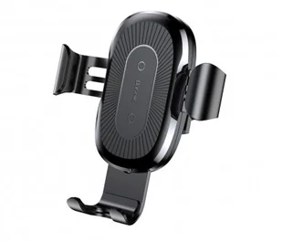 Baseus uchwyt samochodowy grawitacyjny z ładowaniem QI Black WXYL-01 - Uchwyty samochodowe do telefonów - miniaturka - grafika 11
