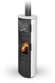 Piece wolnostojące - Romotop Romotop LUGO N 02 BF kamień piec kominkowy z piekarnikiem - miniaturka - grafika 1