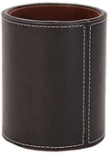 Przyborniki na biurko - Unbekannt osco ze sztuczną skórą pojemnik na długopisy  brązowy BPUPP1 - miniaturka - grafika 1