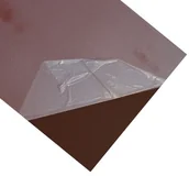 Pokrycia dachowe - Vidaxl płaska 1250 x 2000 mm brązowa foliowana ST-8017-B.PLA - miniaturka - grafika 1