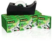 Taśmy klejące - Scotch Magic (TM) taśmy klejącej i C38 papierowych (12 rolki) SM12 - miniaturka - grafika 1