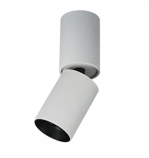 Italux LAMPA sufitowa LUNARO SLC78009/12W WH+BL metalowa OPRAWA okrągła LED 12W regulowana SPOT downlight biała czarna SLC78009/12W WH+BL - Lampy sufitowe - miniaturka - grafika 5