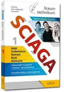 Greg Ściąga - liceum, technikum. Część 1 praca zbiorowa - Materiały pomocnicze dla uczniów - miniaturka - grafika 2