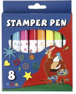 Creativ Company A S Stempelki Markery, 8 wzorów - Przybory szkolne - miniaturka - grafika 4