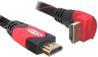 Kable - Delock Kabel HDMI,5 m, czarno-czerwony, kątowy, 4K, 3D - 82688 - miniaturka - grafika 1