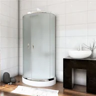 Kabiny prysznicowe - Sea Horse Metal-hurt Kabina przyścienna szkło chinchila 100x80 BK501XC+ - miniaturka - grafika 1