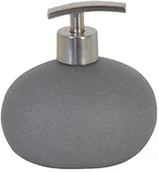 Dozowniki papieru i mydła dla firm - MSV 140751 Bali dozownik mydła ceramika ABS/kamionka ciemny szary 12,5 x 8,5 x 13 cm 1335/140751 - miniaturka - grafika 1