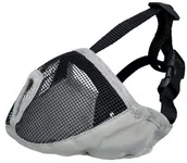 Kagańce dla psów - Trixie Kaganiec dla psów ras krótkopyskich S 20 cm szary - miniaturka - grafika 1