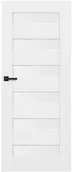 Drzwi wewnętrzne - Drzwi bezprzylgowe pełne Trame 70 prawe białe SBI004036 - miniaturka - grafika 1