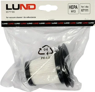HEPA Lund FILTR H13 DO ODKURZACZA 67111 67116 67116 - Filtry do odkurzaczy - miniaturka - grafika 3
