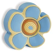 Inne - Siro SIRO gałka do mebli kwiat, szerokość 44 MM, wysokość 44 MM, tworzywa sztucznego blochabstandu/żółty/czerwony, h149  44ru4 - miniaturka - grafika 1